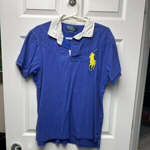 Ralph Lauren, Short Sleeve Polo, XL, blue, smoke free home
